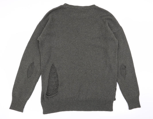 New Look Mens Green Pullover Jumper Size M