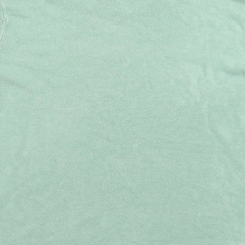 Bonmarché Womens Green Knit Pullover Jumper Size S