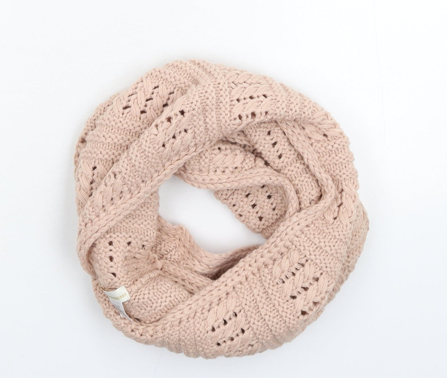 Collection Eighteen Womens Pink Knit Scarf - Snood