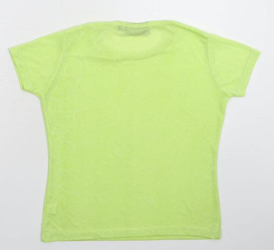 Exposure Womens Green Basic T-Shirt Size M