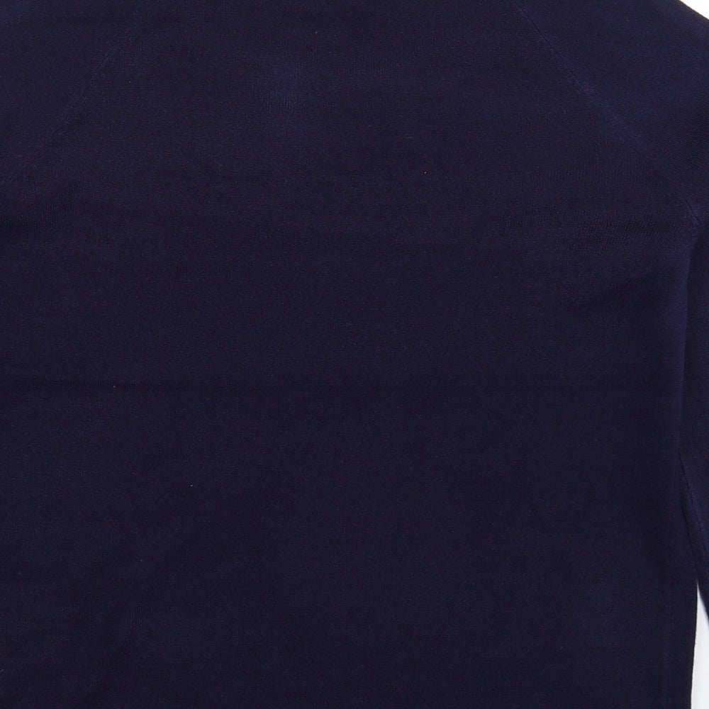 TU Womens Blue Knit Pullover Jumper Size 12