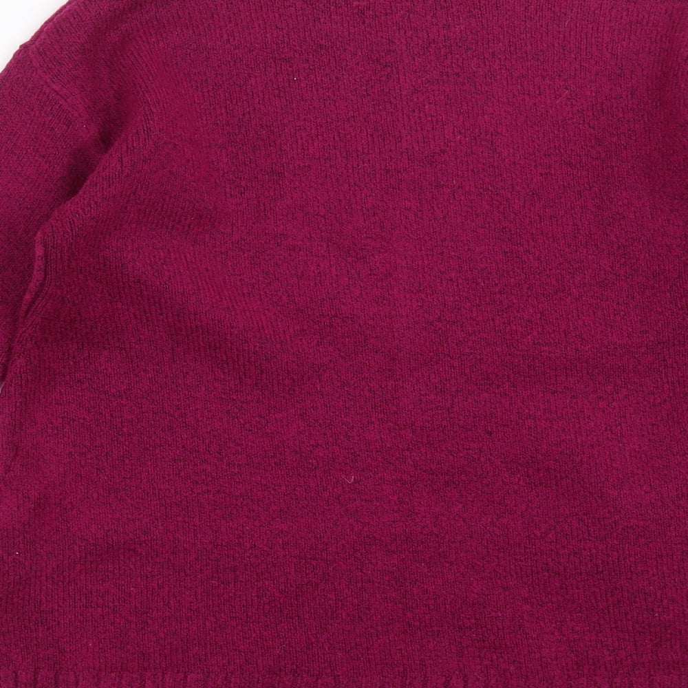 Marks and Spencer Womens Purple Knit Pullover Jumper Size S