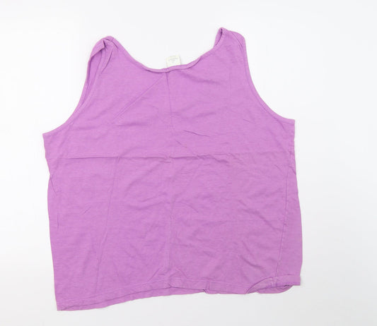 Preworn Womens Purple Basic Tank Size XL - 44inch