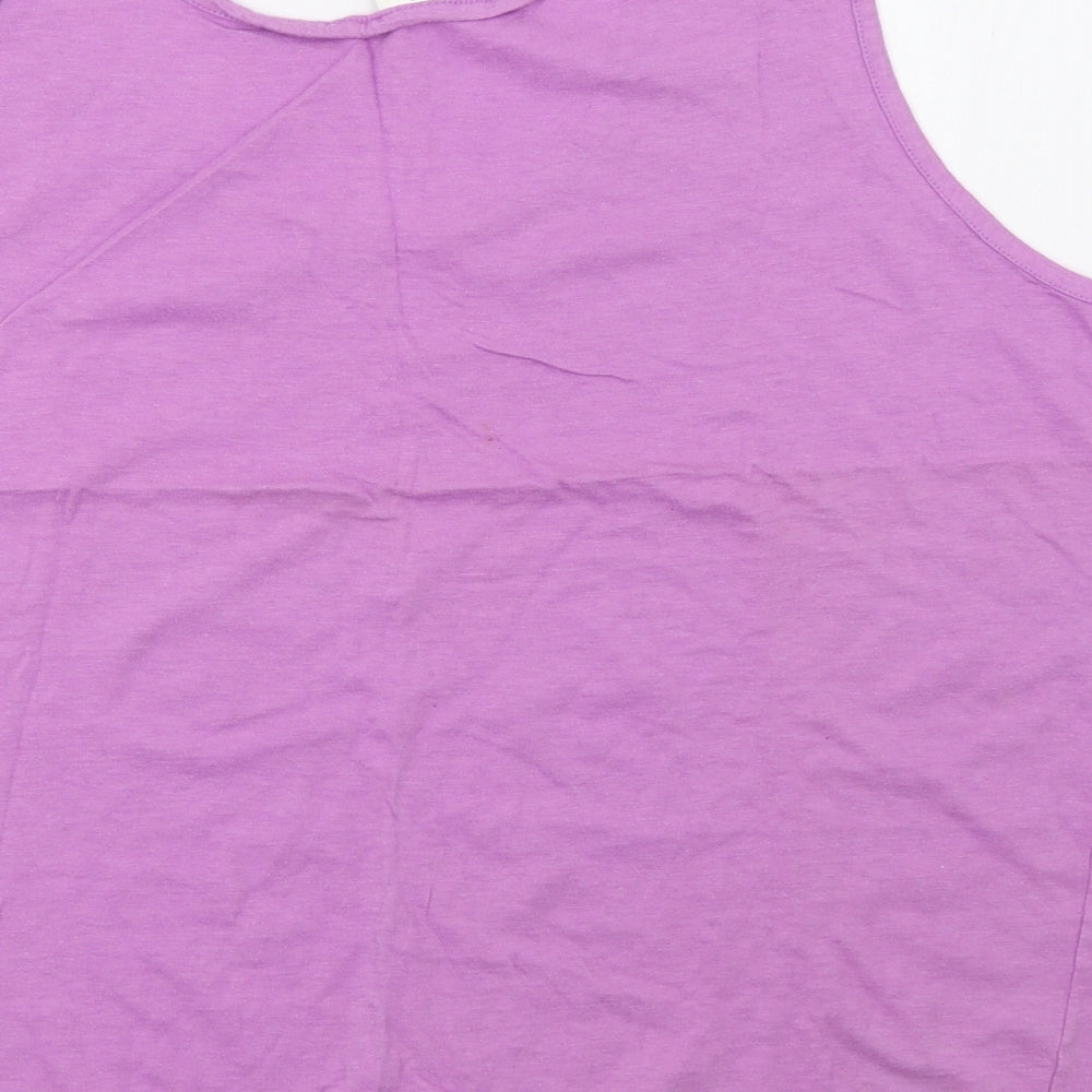 Preworn Womens Purple Basic Tank Size XL - 44inch