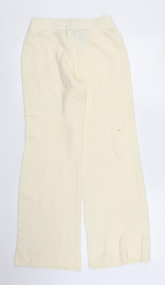 Brave Soul Womens Ivory Solid Chemise Pyjama Pants Size S