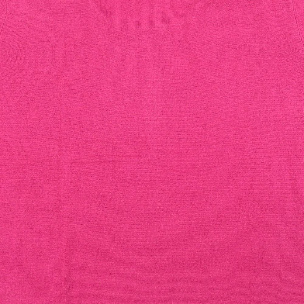Cashmasoft Womens Pink Pullover Jumper Size XL