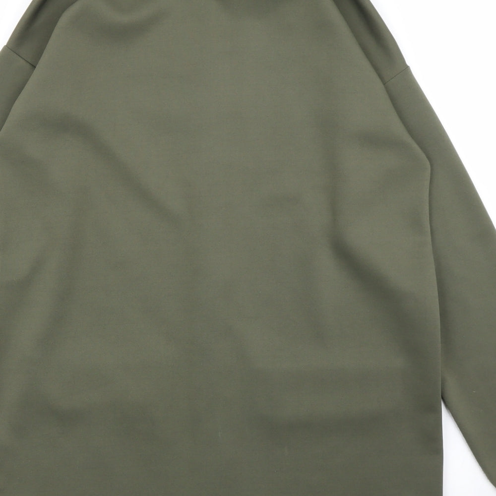 QED London Womens Green Full Zip Jumper Size 10