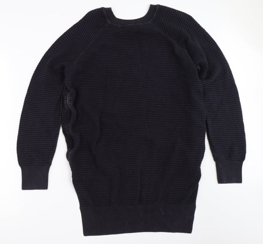 French Connection Womens Blue Pullover Sweatshirt Size XS