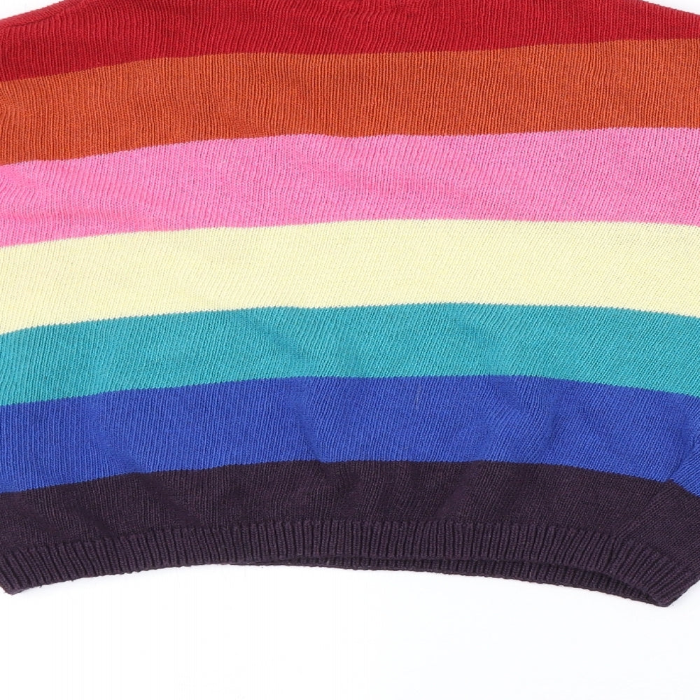 New Look Womens Multicoloured Pullover Jumper Size M