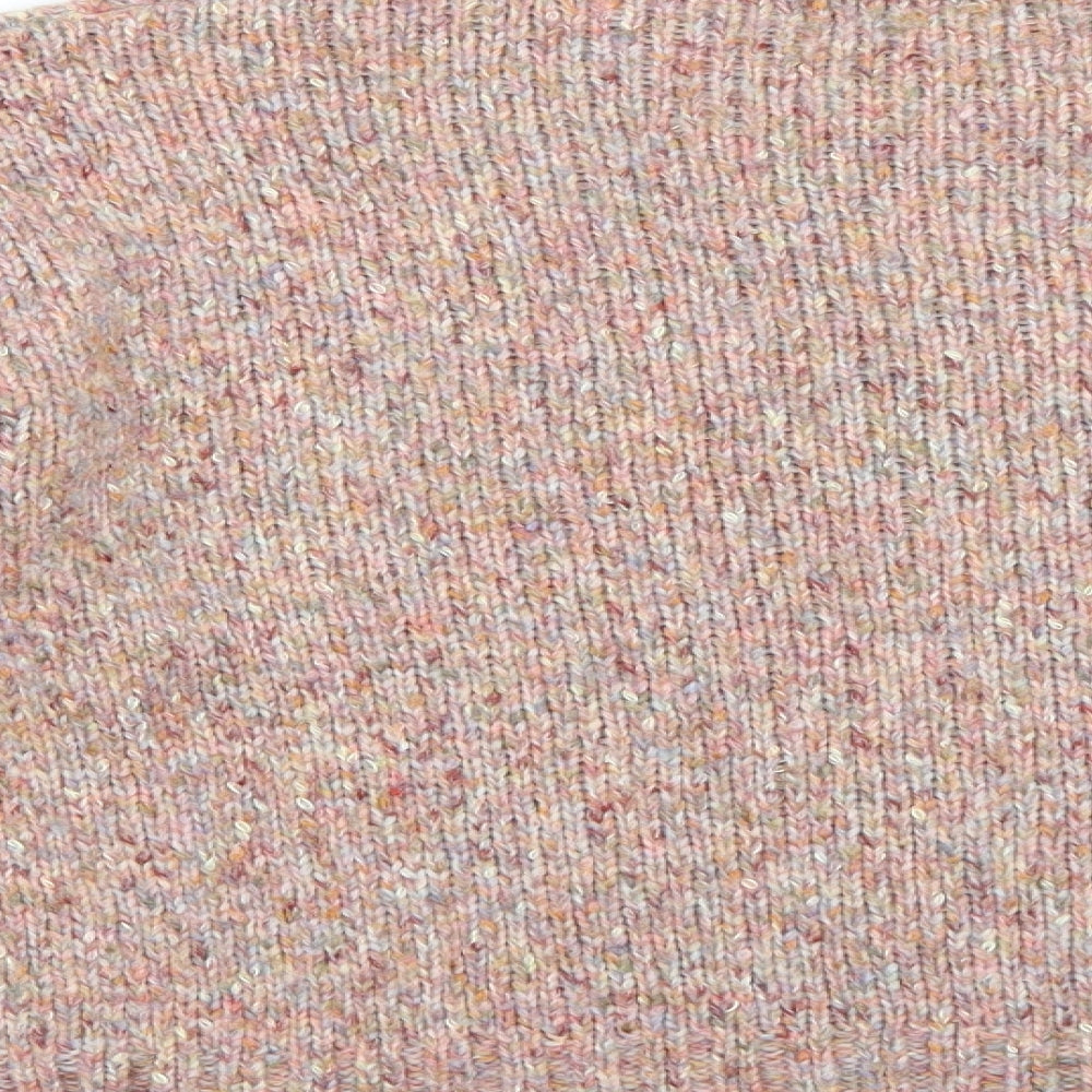 New Look Womens Multicoloured Argyle/Diamond Pullover Jumper Size S