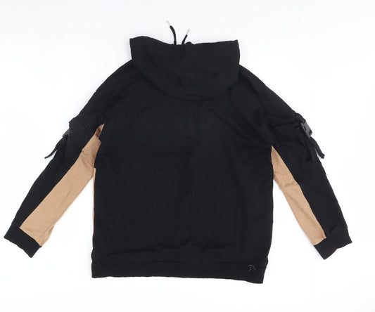 Select Womens Black Pullover Hoodie Size M
