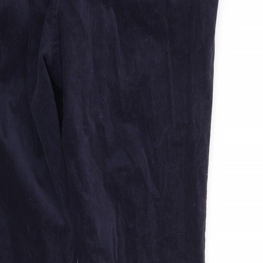 Marks and Spencer Womens Blue Trousers Size 10 L28 in