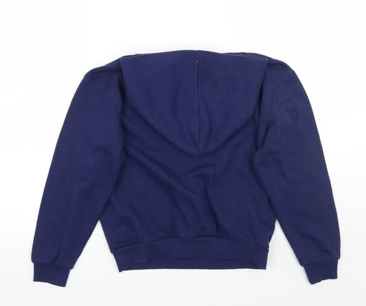 Love to sleep Womens Blue Pullover Hoodie Size 8