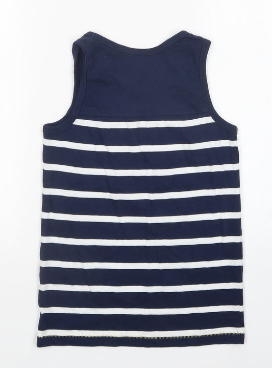NEXT Boys Multicoloured Striped Basic Tank Size 9 Years