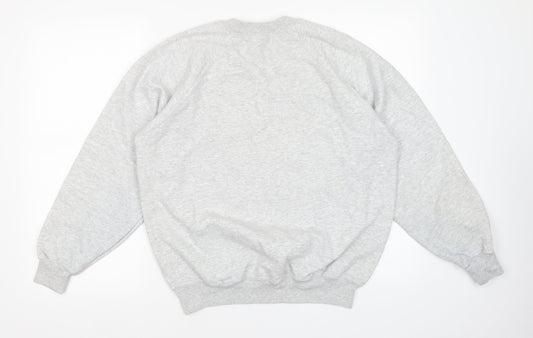 River Island Womens Grey Pullover Sweatshirt Size M