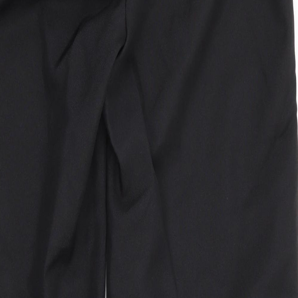 SMITHYS Womens Black Geometric Bloomer Trousers Size S L27 in
