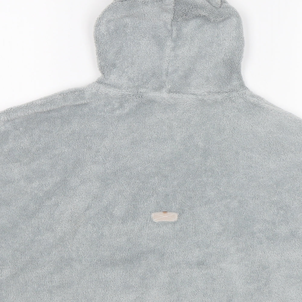 George Girls Grey Fleece Cape Jumper Size S - Bunny cape