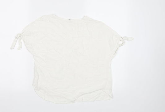 River Island Womens White Basic Blouse Size 10