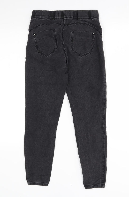 denim co Womens Grey Jegging Leggings Size 8 L25 in
