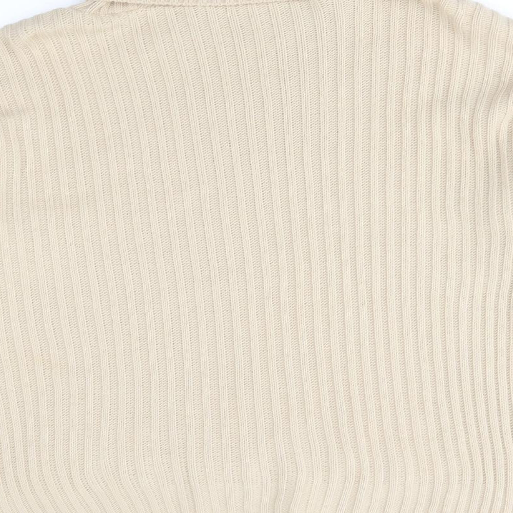 Preworn Womens Beige Pullover Jumper Size M