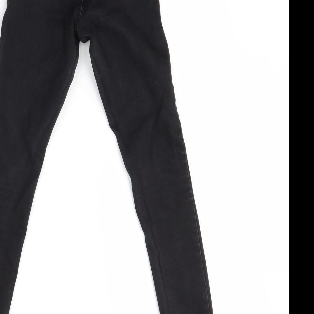Denim CO Womens Black Skinny Jeans Size 6 L29 in