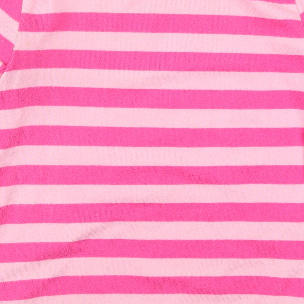 F&F Girls Pink Striped Top Pyjama Top Size 9-10 Years - Nap Queen