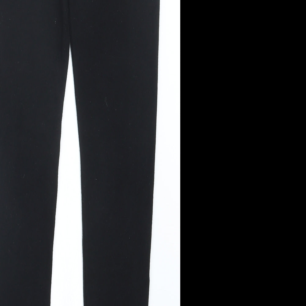 Preworn Womens Black Capri Trousers Size S L29 in