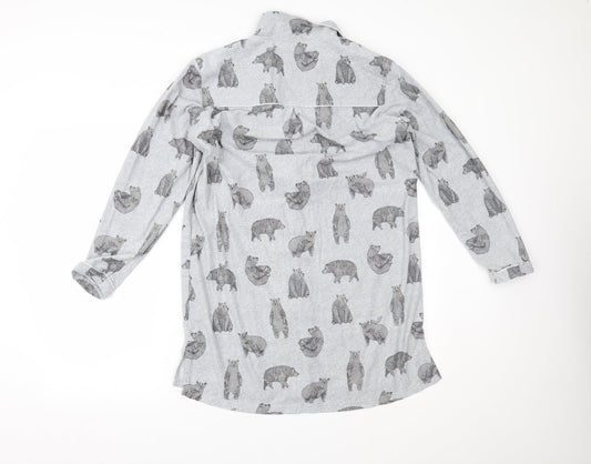 NEXT Womens Grey Pyjama Top Size S