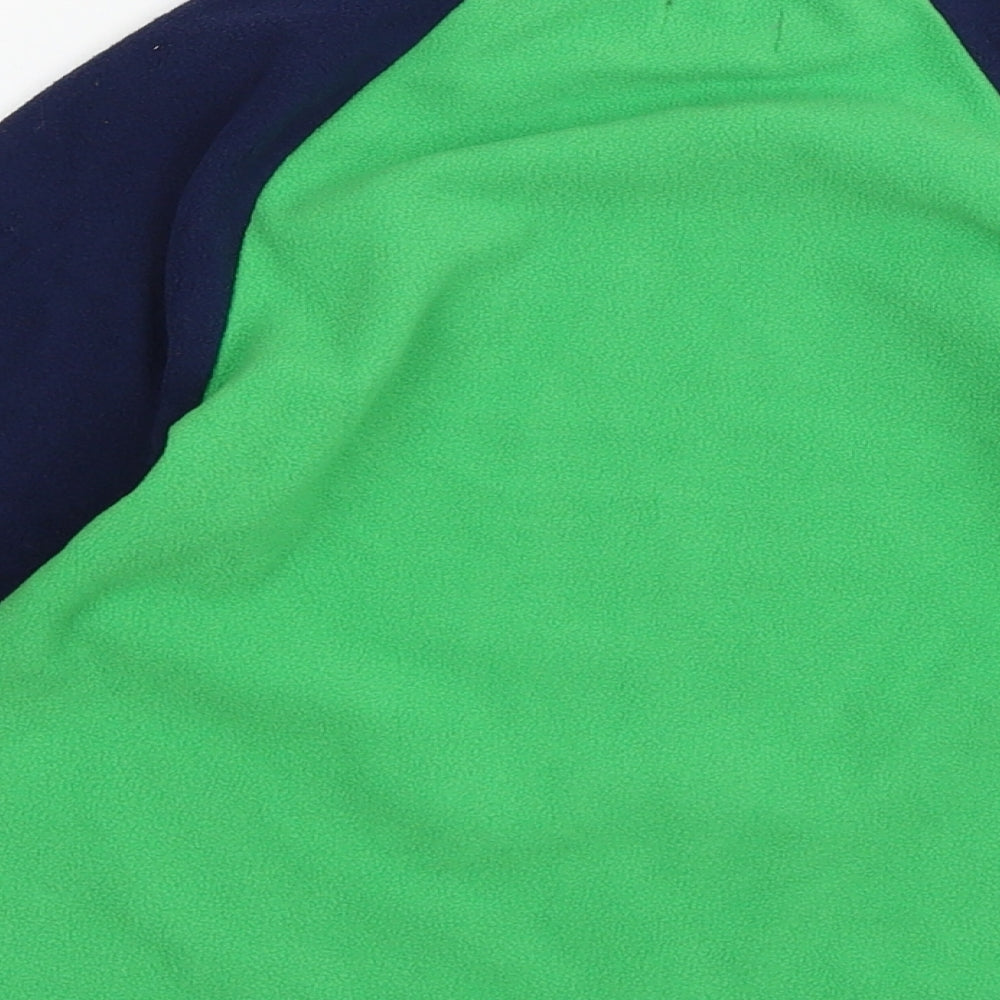 Studio Boys Green Solid Fleece Pyjama Top Size 4-5 Years - Roarsome