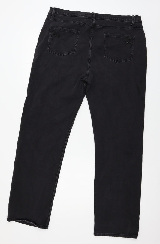 Per Una Womens Grey Denim Skinny Jeans Size 36 in L30 in