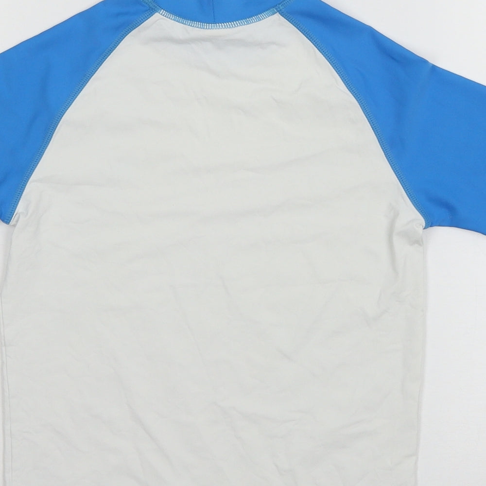 NEXT Boys White Jersey Basic T-Shirt Size 8 Years