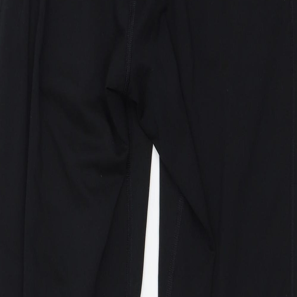Marks and Spencer Womens Black Jersey Capri Leggings Size 8 L26 in