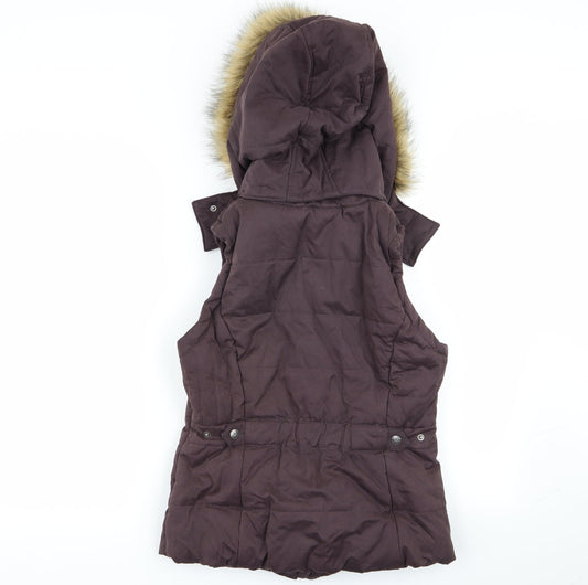 montaray Womens Purple Gilet Coat Size 10