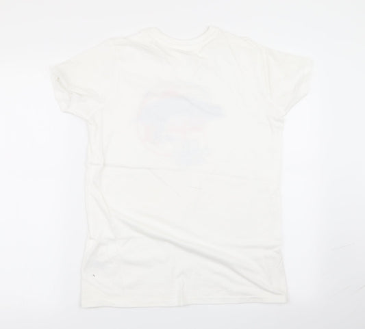 Primark Boys White Basic T-Shirt Size 13 Years