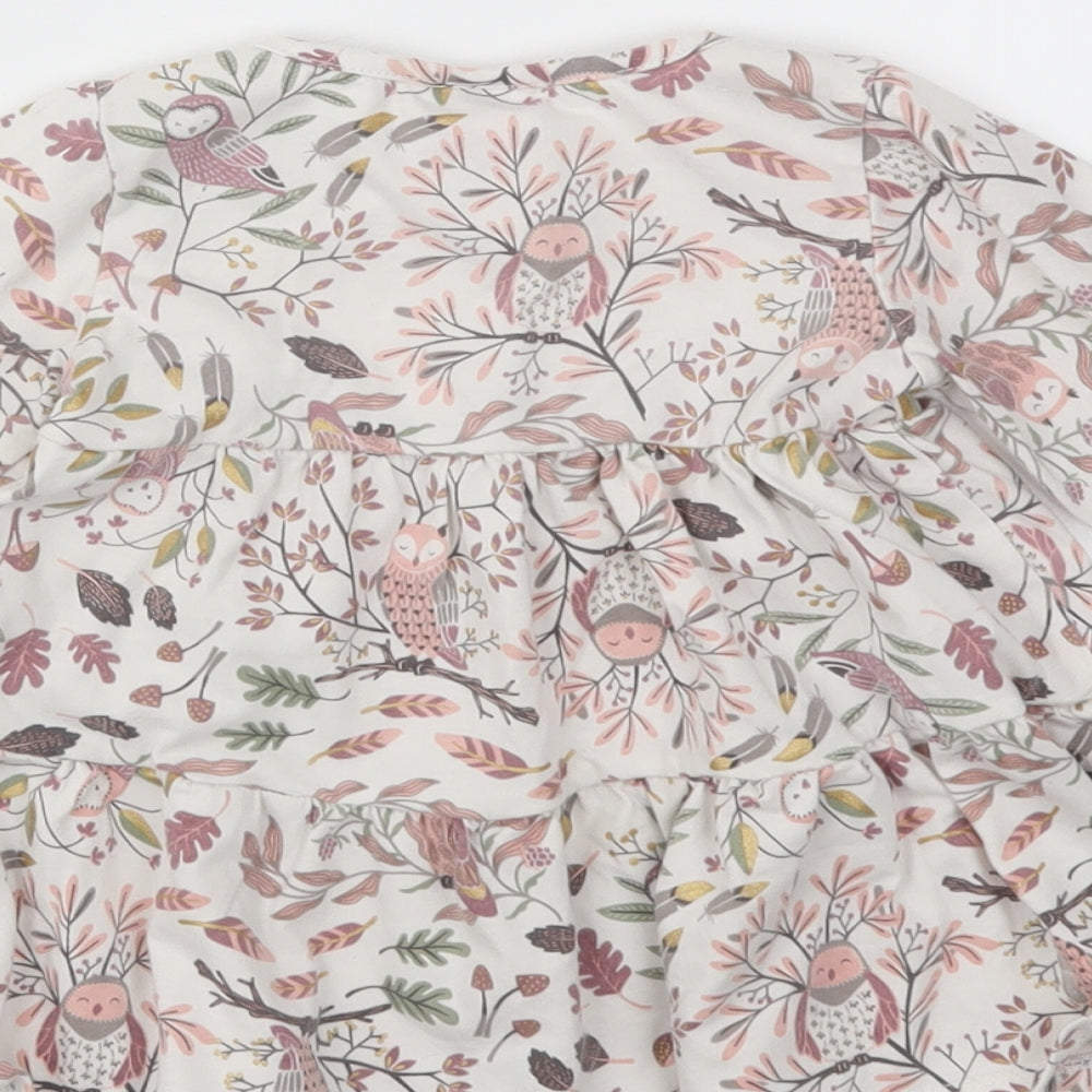 Brand and care label for Maggie & Zoe girls’ multicoloured floral fit & flare, size 18, months