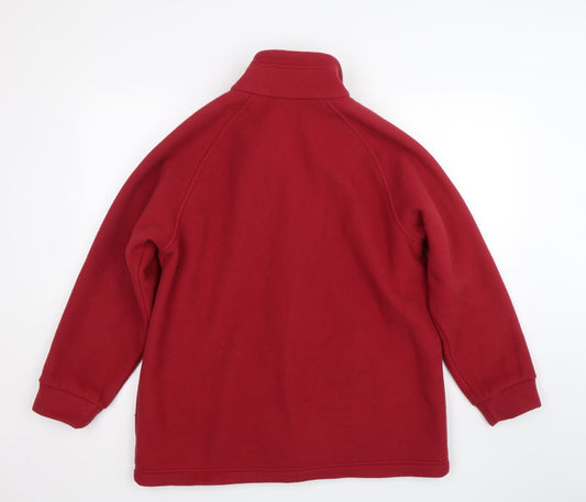 M&S Mens Red Full Zip Sweatshirt