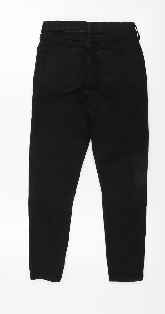 Topshop Womens Black Skinny Jeans Size 26 in L28 in