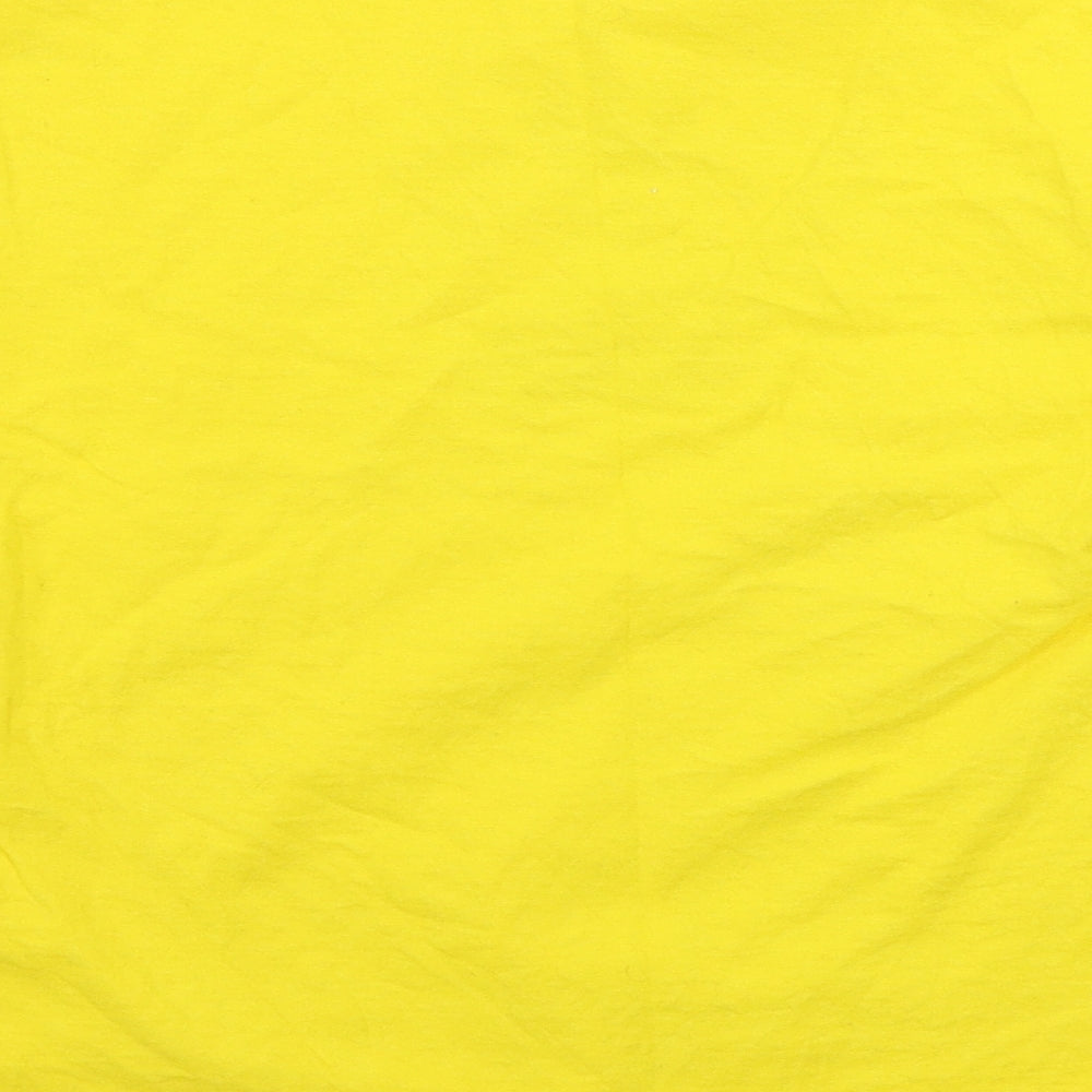 Fruit of the Loom Boys Yellow Basic T-Shirt Size 12-13 Years