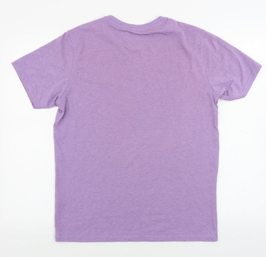 George Mens Purple T-Shirt Size S