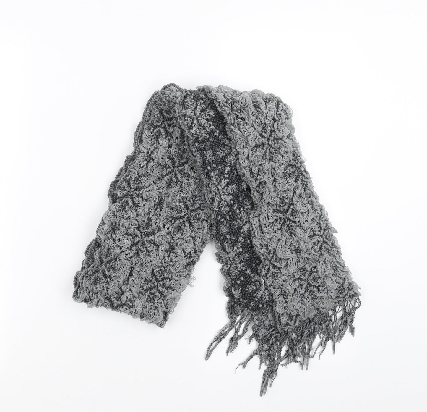 Preworn Womens Grey Scarf