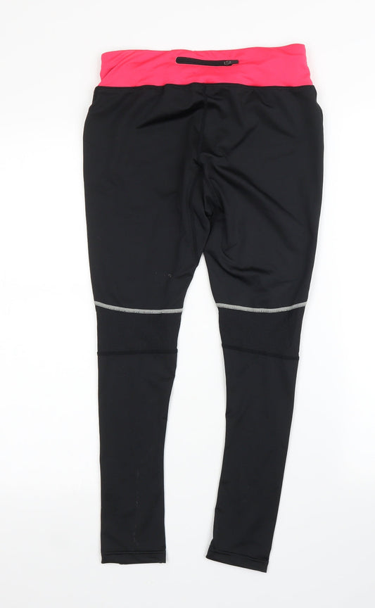 Pioneer Girl Womens Black Compression Leggings Size S L24 in