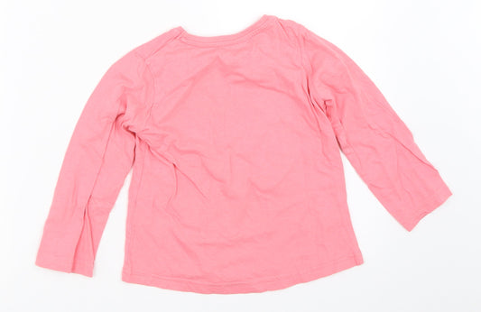 Studio Girls Pink Solid Top Pyjama Top Size 5-6 Years