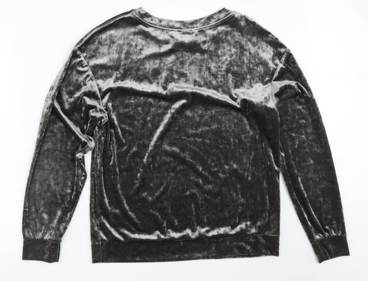 H&M Womens Grey Pullover Sweatshirt Size S