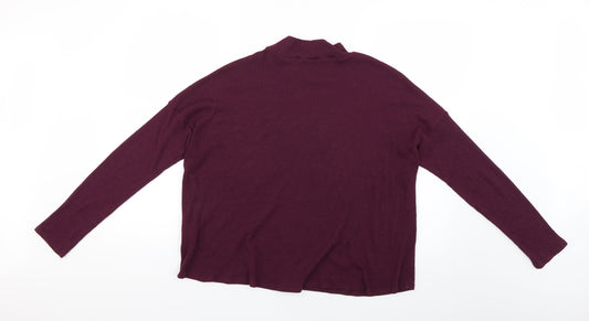 H&M Womens Purple Basic Blouse Size M