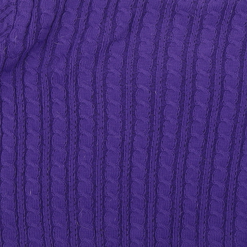 pure & natural Womens Purple Pullover Jumper Size L