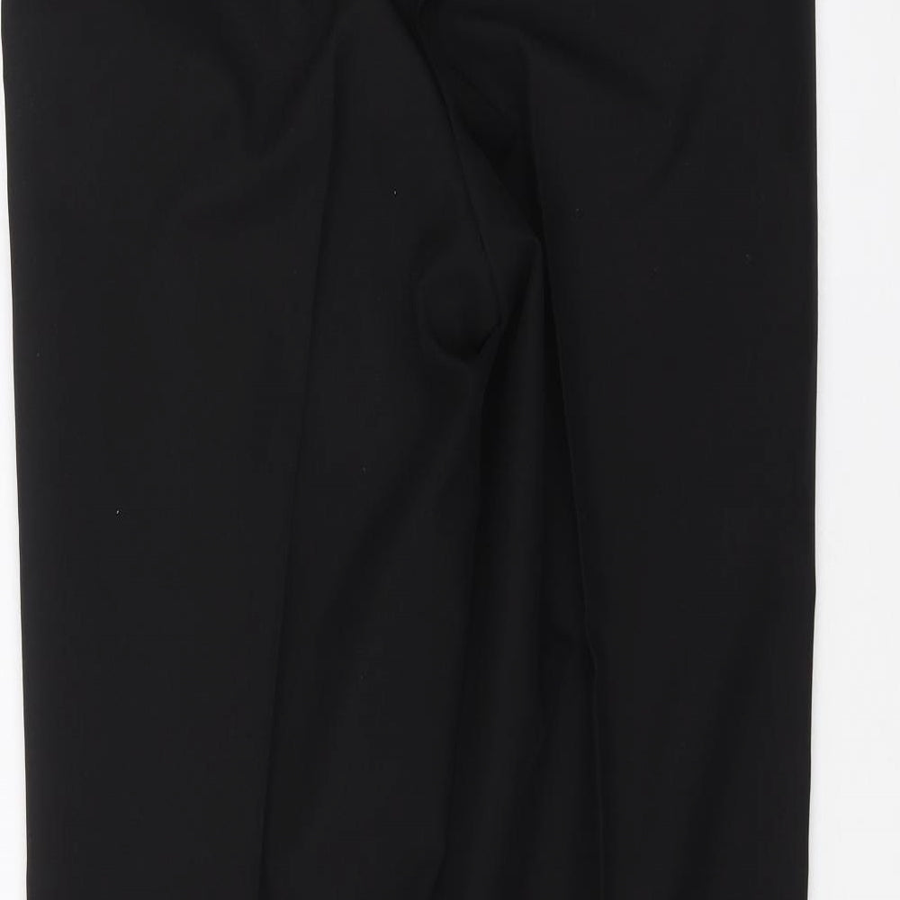 F&F Mens Black Trousers Size 32 in L32 in