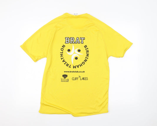 Starworld Mens Yellow T-Shirt Size M
