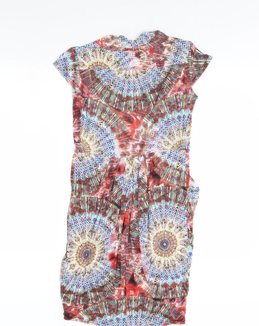 Wearhouse Womens Multicoloured Fair Isle Bodycon Size S