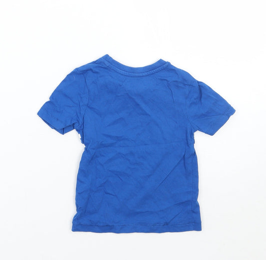 Very Boys Blue Basic T-Shirt Size 12-18 Months