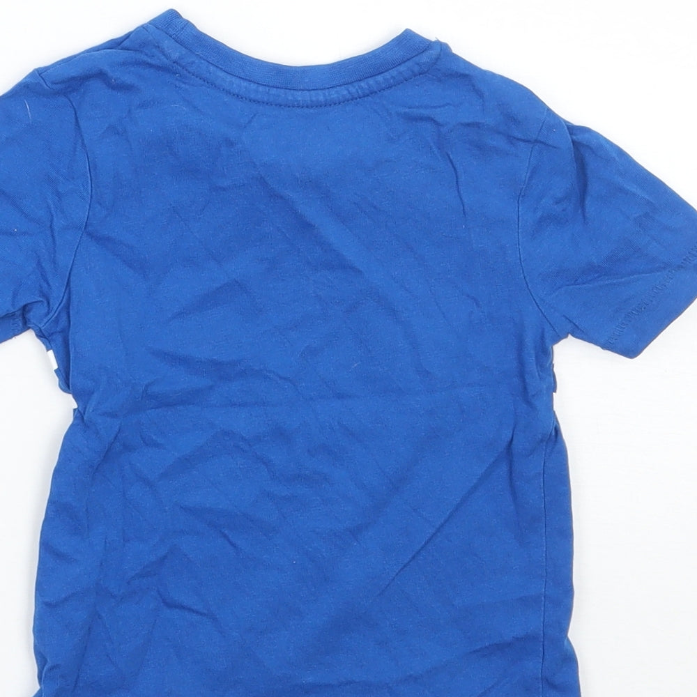 Very Boys Blue Basic T-Shirt Size 12-18 Months